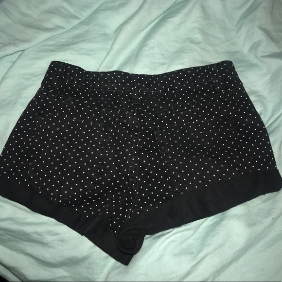 Polka dot jean shorts - Picture 2 of 3